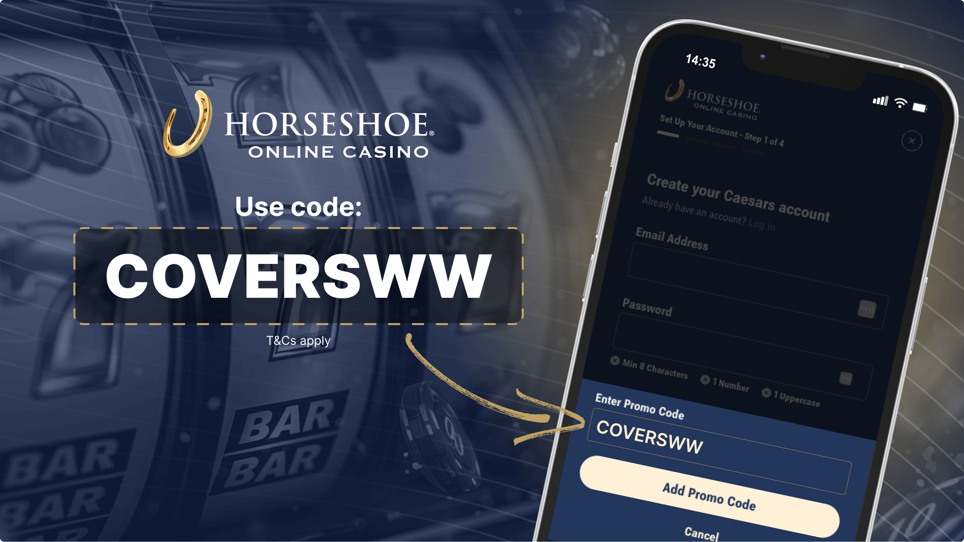 Horseshoe Online Casino Bonus Code
